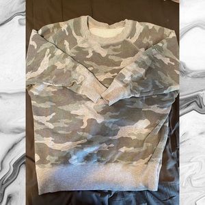 aerie camo city sweatshirt